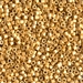 DBM1832F:  HALF PACK Duracoat Galvanized Matte Gold 10/0 Miyuki Delica Bead 50 grams - DBM1832F_1/2pk