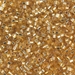 DBMC-0042:  HALF PACK Silverlined Gold Cut 10/0 Miyuki Delica Bead 50 grams - DBMC-0042_1/2pk