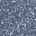 DBMC-0111:  HALF PACK Transparent Blue Gray Rainbow Gold Luster Cut 10/0 Miyuki Delica Bead 50 grams - DBMC-0111_1/2pk