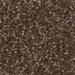 DBS0123:  HALF PACK Transparent Smoky Olive Luster 15/0 Miyuki Delica Bead 50 grams - DBS0123_1/2pk