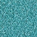 DBS0166:  HALF PACK Opaque Turquoise Green AB 15/0 Miyuki Delica Bead 50 grams - DBS0166_1/2pk