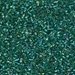 DBS0175:  HALF PACK Transparent Emerald AB 15/0 Miyuki Delica Bead 50 grams - DBS0175_1/2pk