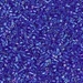 DBS0178:  HALF PACK Transparent Cobalt AB  15/0 Miyuki Delica Bead 50 grams - DBS0178_1/2pk
