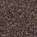 DBS0184:  HALF PACK Silverlined Dark Taupe 15/0 Miyuki Delica Bead 50 grams - DBS0184_1/2pk