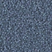 DBS0376:  HALF PACK Matte Metallic Steel Blue Luster 15/0 Miyuki Delica Bead 50 grams - DBS0376_1/2pk