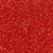 DBS0704:  HALF PACK Transparent Red Orange 15/0 Miyuki Delica Bead 50 grams - DBS0704_1/2pk