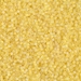 DBS0854:  HALF PACK Matte Transparent Yellow AB   15/0 Miyuki Delica Bead 50 grams - DBS0854_1/2pk