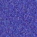 DBS0864:  HALF PACK Matte Transparent Cobalt AB   15/0 Miyuki Delica Bead 50 grams - DBS0864_1/2pk