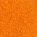 DP-138F:  HALF PACK Miyuki 3.4mm Drop Bead Matte Transparent Orange   125 grams - DP-138F_1/2pk