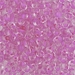 DPF-23:  HALF PACK Miyuki 3.4mm Drop Bead Hot Pink Lined Crystal approx 125 grams - DPF-23_1/2pk