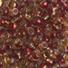 E-3272:  HALF PACK 5/0 Rococo Silverlined Ruby Topaz Miyuki Seed Bead approx 125 grams - E-3272_1/2pk
