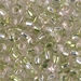 E-3279:  HALF PACK 5/0 Rococo Silverlined Pink Chartreuse Miyuki Seed Bead approx 125 grams - E-3279_1/2pk