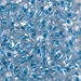 LMA-1529:  HALF PACK Miyuki 4x7mm Long Magatama Sparkling Sky Blue Lined Crystal approx 125 grams - LMA-1529_1/2pk