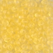 MA4-2101F:  HALF PACK Miyuki 4mm Magatama Matte Transparent Light Yellow approx 125 grams - MA4-2101F_1/2pk
