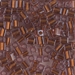 SB-2646:  HALF PACK Miyuki 4mm Square Bead Sparkling Copper Lined Amethyst approx 125 grams - SB-2646_1/2pk