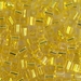 SB-6:  HALF PACK Miyuki 4mm Square Bead Silverlined Yellow approx 125 grams - SB-6_1/2pk
