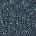 SB18-2064:  HALF PACK Miyuki 1.8mm Square Bead Matte Metallic Blue Green Iris approx 125 grams - SB18-2064_1/2pk