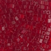 SB3-141:  HALF PACK Miyuki 3mm Square Bead Transparent Ruby approx 125 grams - SB3-141_1/2pk