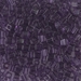 SB3-157:  HALF PACK Miyuki 3mm Square Bead Transparent Amethyst approx 125 grams - SB3-157_1/2pk