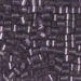 SB3-24F:  HALF PACK Miyuki 3mm Square Bead Matte Silverlined Amethyst approx 125 grams - SB3-24F_1/2pk