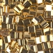 TL-191:  HALF PACK 24kt Gold Plated Miyuki Tila Bead approx 25 grams - TL-191_1/2pk