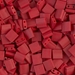 TL-2040:  HALF PACK Matte Metallic Brick Red Miyuki Tila Bead approx 50 grams - TL-2040_1/2pk