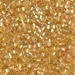 TR10-1102F:  HALF PACK Miyuki 10/0 Triangle Matte Silverlined Gold approx 125 grams - TR10-1102F_1/2pk