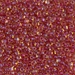 TR10-1164:  HALF PACK Miyuki 10/0 Triangle Cranberry Lined Topaz Luster approx 125 grams - TR10-1164_1/2pk