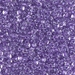 TR10-1531:  HALF PACK Miyuki 10/0 Triangle Sparkling Purple Lined Crystal approx 125 grams - TR10-1531_1/2pk