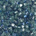 TR5-3281: HALF PACK Miyuki 5/0 Triangle Rococo Silverlined Aqua Sapphire approx 50 grams - TR5-3281_1/2pk