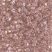 TR8-1525:  HALF PACK Miyuki 8/0 Triangle Sparkling Blush Lined Crystal approx 125 grams - TR8-1525_1/2pk