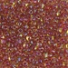 TR8-1820:  HALF PACK Miyuki 8/0 Triangle Light Cranberry Lined Peridot approx 125 grams - TR8-1820_1/2pk
