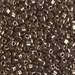 TR8-457:  HALF PACK Miyuki 8/0 Triangle Metallic Dark Bronze approx 125 grams - TR8-457_1/2pk