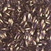TW206-1285:  HALF PACK Miyuki 2x6mm Twisted Bugle Bead Gold Antiqued Transparent Amethyst approx 125 grams - TW206-1285_1/2pk
