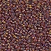 11-1005:  11/0 Silverlined Dark Topaz AB Miyuki Seed Bead approx 250 grams - 11-1005