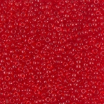 11-140:  11/0 Transparent Red Orange Miyuki Seed Bead 