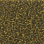 11-1421:  11/0 Dyed Silverlined Golden Olive  Miyuki Seed Bead 