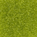 11-143:  11/0 Transparent Chartreuse Miyuki Seed Bead 