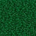 11-146F:  11/0 Matte Transparent Green  Miyuki Seed Bead 
