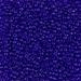 11-151SF:  11/0 Semi-Frosted Transparent Cobalt Miyuki Seed Bead - 11-151SF*