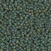 11-158FR:  11/0 Matte Transparent Olive AB Miyuki Seed Bead approx 250 grams - 11-158FR