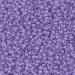 11-1924:  11/0 Semi-Frosted Lilac Lined Crystal  Miyuki Seed Bead 