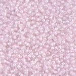 11-207:  11/0 Pink Lined Crystal Miyuki Seed Bead 