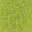 11-258:  11/0 Transparent Chartreuse AB  Miyuki Seed Bead 