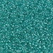 11-2605:  11/0 Sparkling Aqua Green Lined Crystal AB Miyuki Seed Bead - 11-2605*
