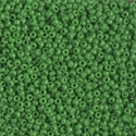 11-411:  11/0 Opaque Green Miyuki Seed Bead 
