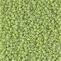 11-416FR:  11/0 Matte Opaque Chartreuse AB Miyuki Seed Bead 