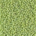 11-416FR:  11/0 Matte Opaque Chartreuse AB Miyuki Seed Bead - 11-416FR*