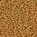 11-4203:  11/0 Duracoat Galvanized Yellow Gold Miyuki Seed Bead 