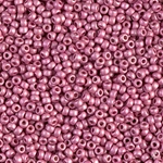 11-4210F:  11/0 Duracoat Galvanized Matte Hot Pink Miyuki Seed Bead 